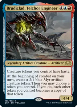 Brudiclad, Telchor Engineer Double Masters NM Blue Red Rare MAGIC CARD ABUGames - Image 1
