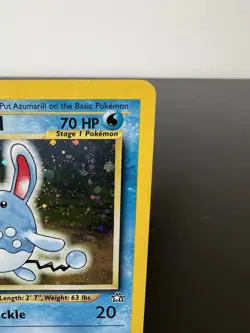 Pokemon TCG Azumarill Neo Genesis Holo Card 2/111 1st Edition - Image 3