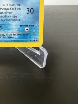 Pokemon TCG Azumarill Neo Genesis Holo Card 2/111 1st Edition - Image 4