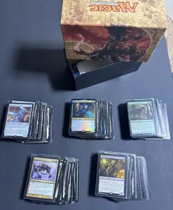 Magic The Gathering Storage Box + 5 Pre-Built Decks + 50 Mana Cards - Image 3