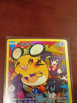 Pokemon TCG Dedenne Brilliant Stars Trainer Gallery Card TG07/TG30 Swsh09 - Image 2
