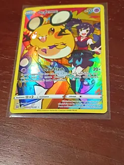 Pokemon TCG Dedenne Brilliant Stars Trainer Gallery Card TG07/TG30 Swsh09 - Image 3