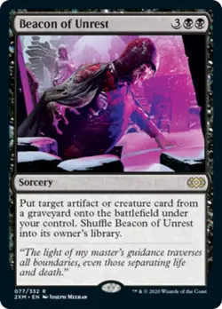 Beacon of Unrest FOIL Double Masters NM Black Rare MAGIC GATHERING CARD ABUGames - Image 1