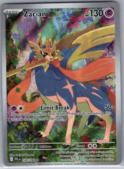 Zacian 100/094 ME02: Phantasmal Flames - Pokemon Card - NM - Image 1