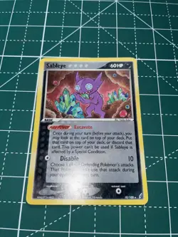 Sableye Crystal Guardians 10/100 Holo Rare Card 2006 HP+ Pokemon TCG - Image 4