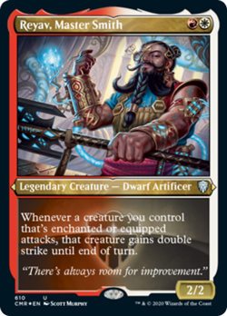 Reyav, Master Smith (Showcase) FOIL Commander Legends NM Showcase CARD ABUGames - Image 1
