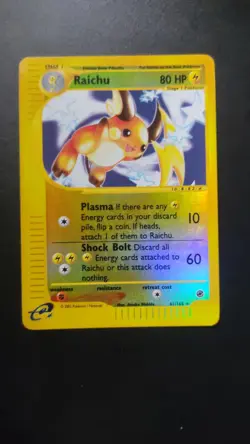 Pokemon Card - Raichu - Expedition - Holo reverse - 61/165 - ENG - Image 1
