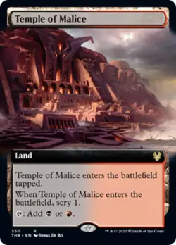 Temple of Malice (Extended Art) Theros Beyond Death NM Land Rare CARD ABUGames - Image 1