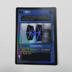 Black 2 FOIL - Premiere Reflections Star Wars CCG Customizeable Card Game SWCCG - Image 1