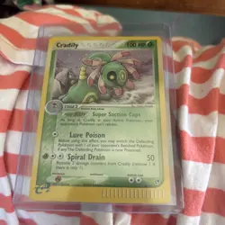 Pokemon Cradily 3/100 Holo DMG – EX Sandstorm – 2003 Pokemon Card - Image 1