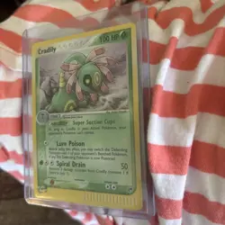 Pokemon Cradily 3/100 Holo DMG – EX Sandstorm – 2003 Pokemon Card - Image 2