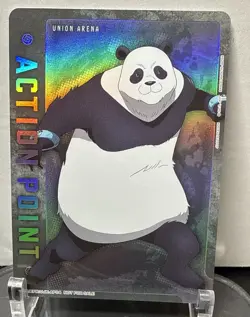 Union Arena Action Point Card Foil Jujutsu Kaisen Panda UEPR/JJK-AP04 NM - Image 1