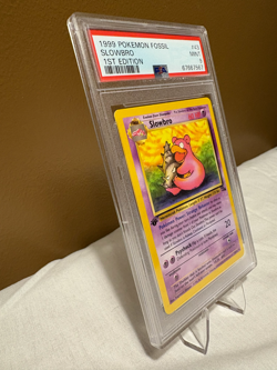 PSA 9 | SLOWBRO 1ST EDITION POKEMON CARD FOSSIL 1999 #43 - Image 3