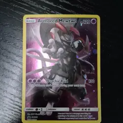 Pokemon Armored Mewtwo SM228 Black Star Promo Holo 120 HP Basic Card - Image 1