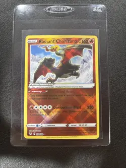 Pokemon TCG Charizard Radiant Rare Card Crown Zenith 020/159 NM Condition - Image 1