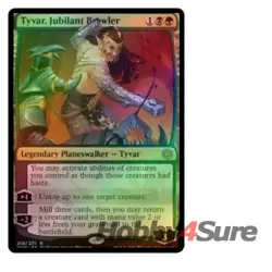 Foil Tyvar, Jubilant Brawler M/NM Magic MTG Phyrexia: All Will Be One - Image 1