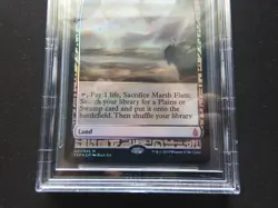 Marsh Flats FOIL BGS 9 MINT [Zendikar Expeditions] Quad++ Free Priority Mail! - Image 3