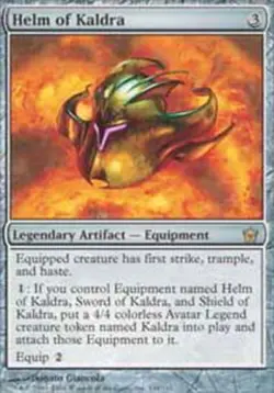 1x Helm of Kaldra Moderate Play MTG Magic - Kid Icarus - - Image 1