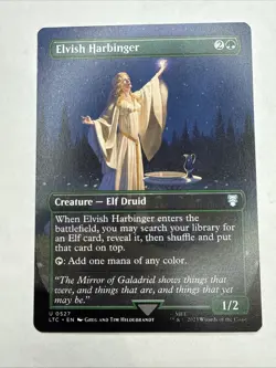 Elvish Harbinger (Borderless) Commander: the Lord of the Rings Regular - Image 1