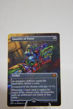 Gauntlet of Power (Borderless) 447 Dominaria Remastered NM English 1396 - Image 1