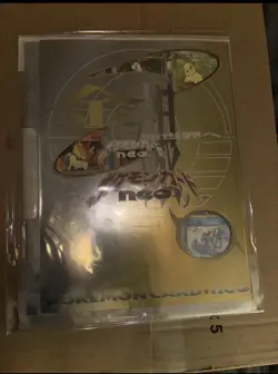Vintage 1999 Pokemon Card Neo Premium Sealed Genesis Folder Binder Japanese - Image 1