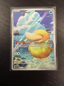 2026 Pokemon Psyduck 226/217 Rare Holo Ascended Heroes Illustration Rare - Image 1
