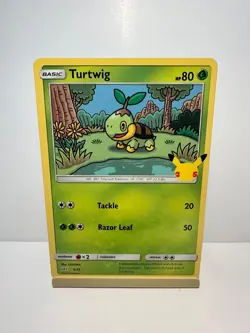 Turtwig 004 Promo McDonald's 25th Anniversary Promos Pokemon Near Mint - Image 1