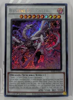 YuGiOh! Bystial Dis Pater - 1st Edtion - RA05-EN041 - Secret Rare - Image 1