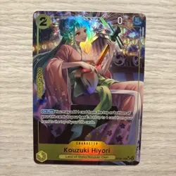 One Piece Kouzuki Hiyori SR Alt Art OP06-106 English NM - Image 1