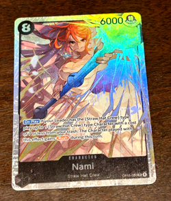One Piece TCG English OP15-086 Nami Alt Art Parallel Wedding SR NM 2026 - Image 1