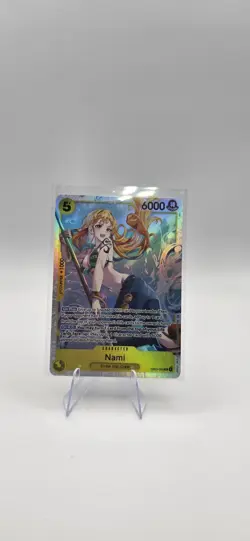 One Piece TCG Nami EB03-053 SR Extra Booster English Foil NM - Image 1