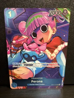 Perona OP01-077 Alternate Art Box Topper Romance Dawn One Piece NM - Image 1