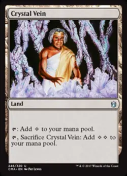 Slightly Played, English - 1 x MTG Crystal Vein Commander Anthology - Image 1