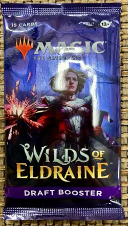 Magic the Gathering MTG Wilds of Eldraine Draft Booster Pack Sealed - Image 1