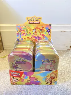 Pokemon 151 Mini Tins Display Brand New Sealed ( 10 tins ) - Image 1