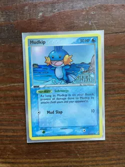 Mudkip 57/100 Reverse Holo Stamped ex Crystal Guardians Pokemon Card NM - Image 1