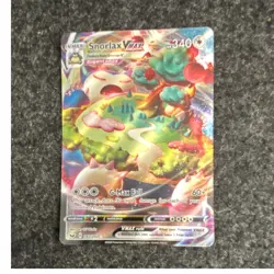 Pokemon Snorlax VMAX 142/202 Sword & Shield Ultra Rare Full Art Holo Card - Image 2