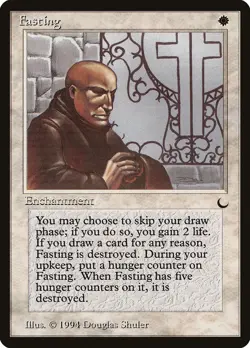 Fasting The Dark NM White Uncommon MAGIC THE GATHERING MTG CARD ABUGames - Image 1