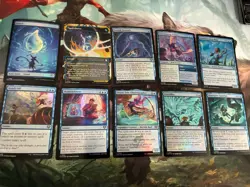 Secrets of Strixhaven BLUE FOIL UNCOMMONS LOT - 10x Magic The Gathering - NM - Image 1