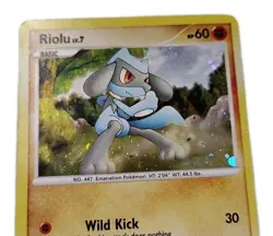 Pokemon TCG - Riolu 8/17 POP Series 6 Holo Rare LP - Image 2