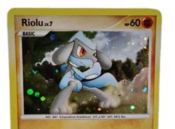 Pokemon TCG - Riolu 8/17 POP Series 6 Holo Rare LP - Image 4