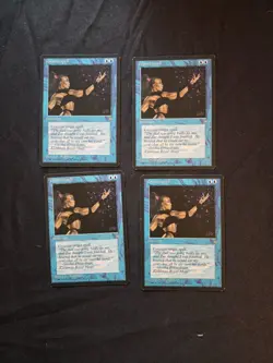 MTG Counterspell X4, ICE AGE release, PLAYSET, VG condition 1995 - Image 1