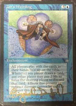 Zur's Weirding Ice Age Liz Danforth Signed/Autographed MTG - Image 1