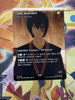 Magic The Gathering MTG Avatar Zuko Redeemed Borderless NM - Image 1