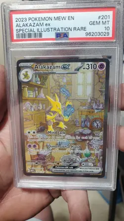 Pokemon PSA 10 Alakazam 201/165 Special Illustration Rare ex Scarlet Violet 151 - Image 1