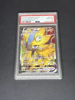 2023 Pokemon Crown Zenith #GG42 Zeraora Vmax Full Art PSA 10 - Image 1