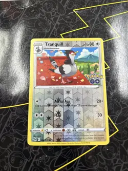 Tranquill 062/078 - Pokemon Go - Common - Reverse Holo - Pokemon Card TCG D1 - Image 1