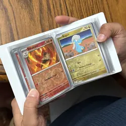 60 Random Reverse Holo And Holo Pokemon Cards Randomly In Mini Portfolio - Image 2