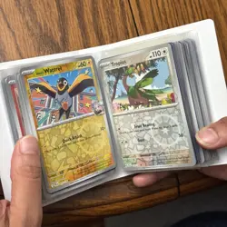 60 Random Reverse Holo And Holo Pokemon Cards Randomly In Mini Portfolio - Image 3