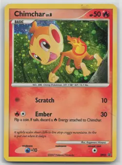 Pokemon Card Chimchar - Promo Diamond and Pearl Promos DP02 - Image 1